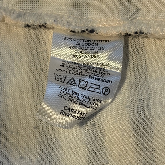 Lou & Grey Side Button Accent Striped Terry Sweater - Picture 6 of 6